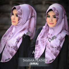 jilbab tammia motif feather A