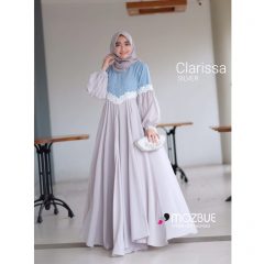 Clarissa Dress Warna Silver