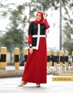 Vionala Dress Warna Red